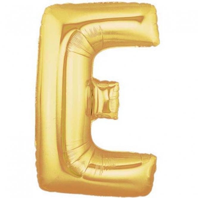 Megaloon Gold Letter E