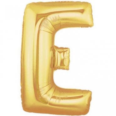 Megaloon Gold Letter E