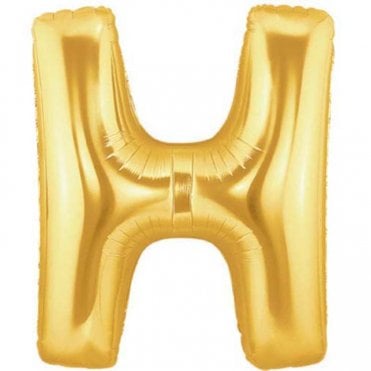 Megaloon Gold Letter H