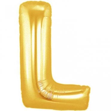 Megaloon Gold Letter L