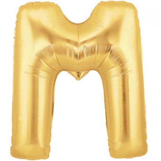 Megaloon Gold Letter M