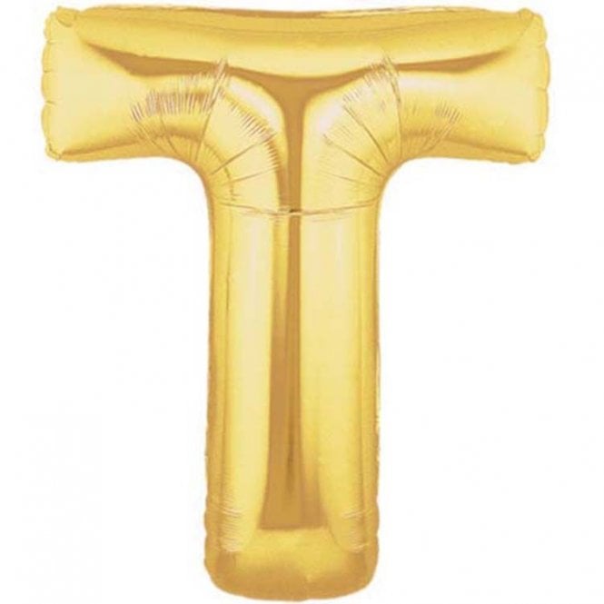 Megaloon Gold Letter T
