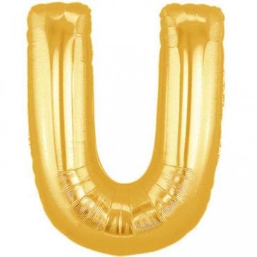 Megaloon Gold Letter U