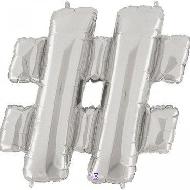 Megaloon Hashtag Silver