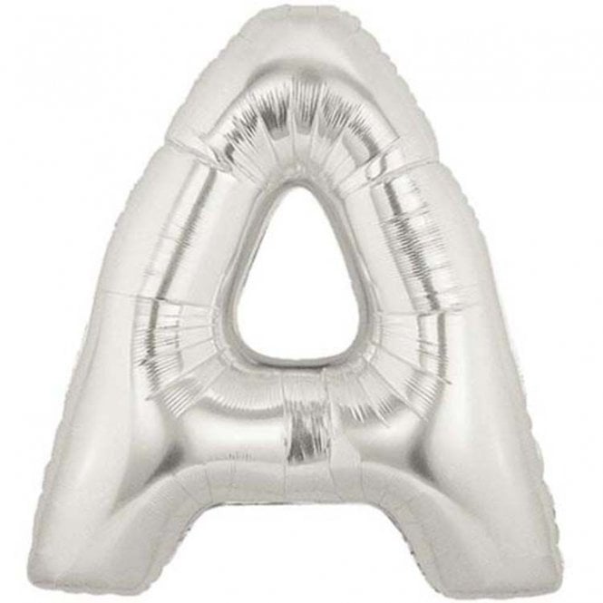 Megaloon Silver Letter A
