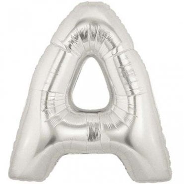 CHAIRCOVER DEPOT Megaloon Silver Letter A