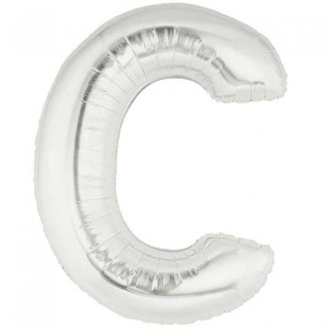 Megaloon Silver Letter C