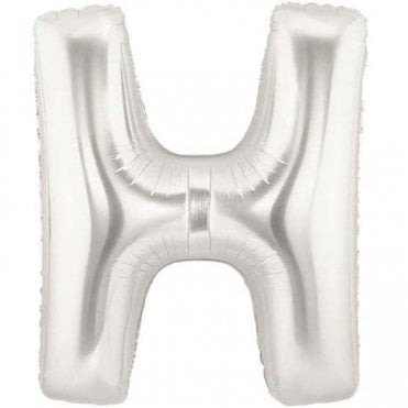 Megaloon Silver Letter H