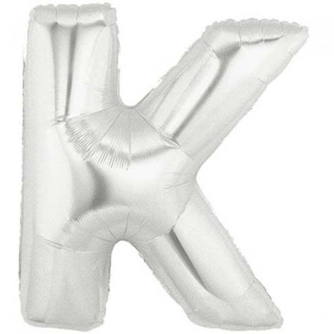 Megaloon Silver Letter K