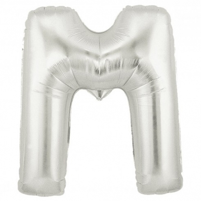 Megaloon Silver Letter M