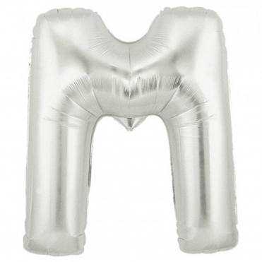 Megaloon Silver Letter M