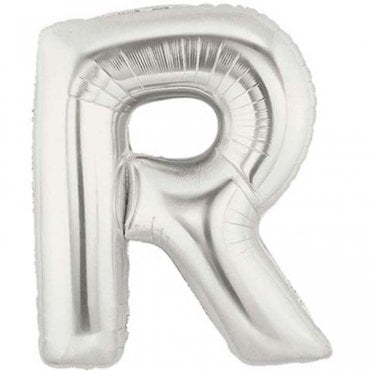 Megaloon Silver Letter R
