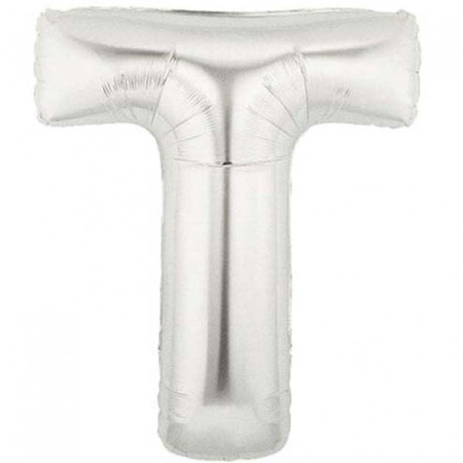 Megaloon Silver Letter T