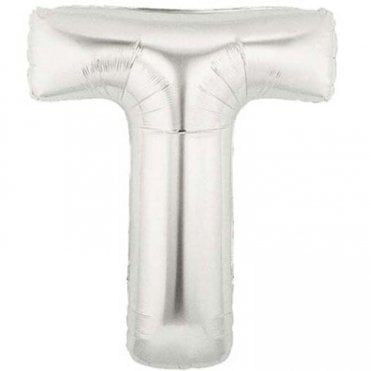 Megaloon Silver Letter T