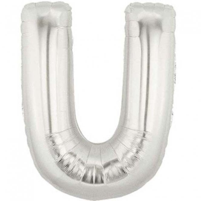 Megaloon Silver Letter U