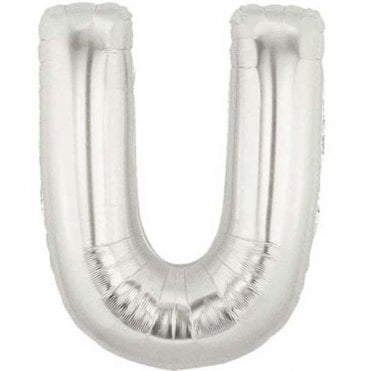Megaloon Silver Letter U