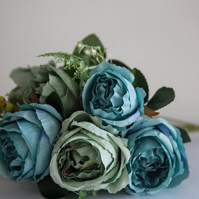 No.2 Vintage Bouquet Euro Peony Teal