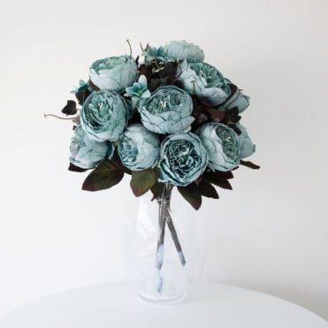 No.6 Vintage Bouquet Peony Light Blue