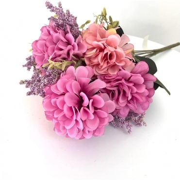 No 8 Chrysanthmum Bunch Cerise