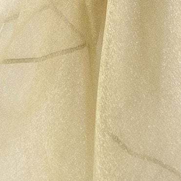 Organza Fabric Antique Gold