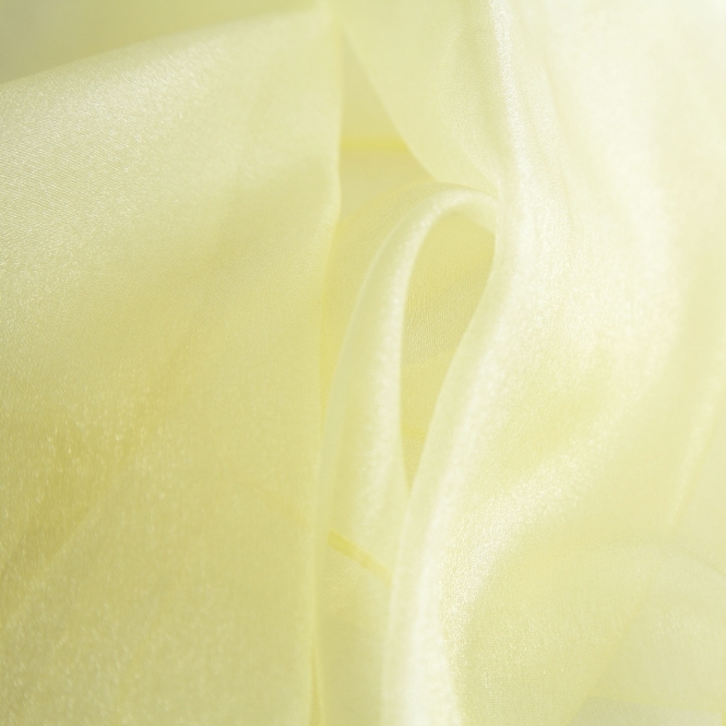 Organza Fabric Baja Maize