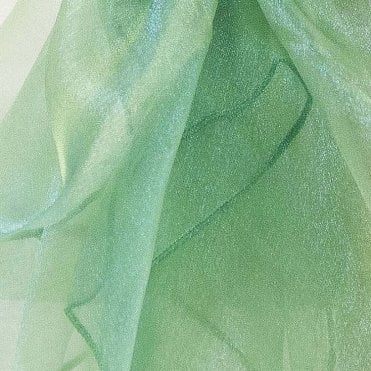 Organza Fabric Emerald Yellow