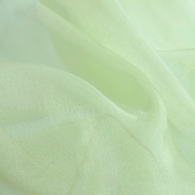 Organza Fabric Grass Green