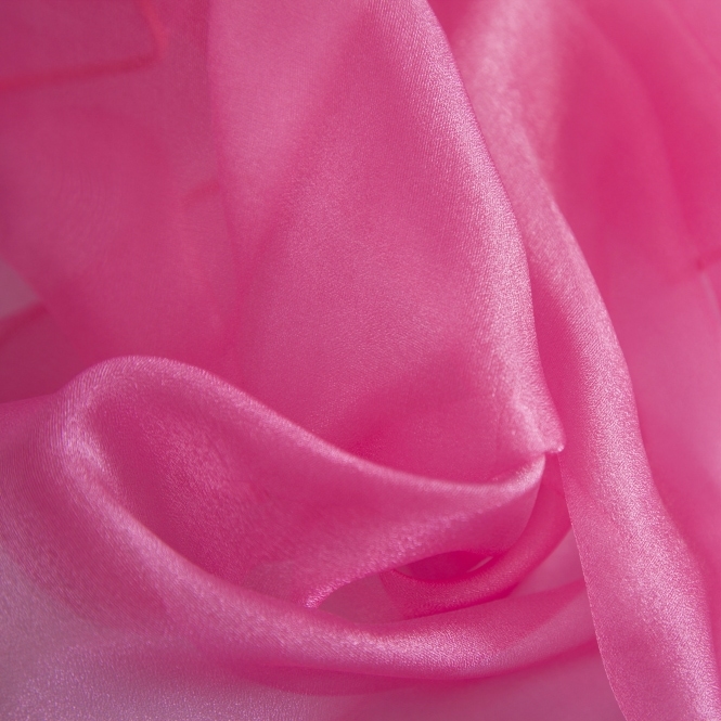 Organza Fabric Hot Pink