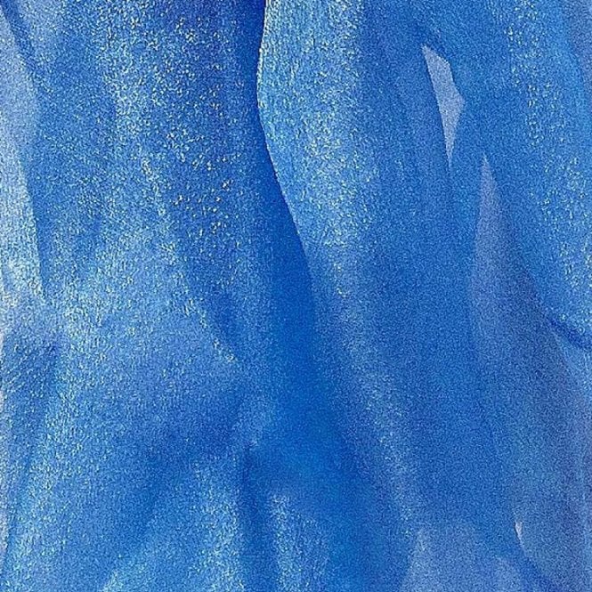 Organza Fabric Royal Blue
