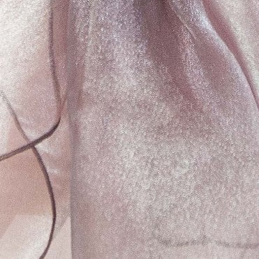 Organza Fabric Sand Chocolate