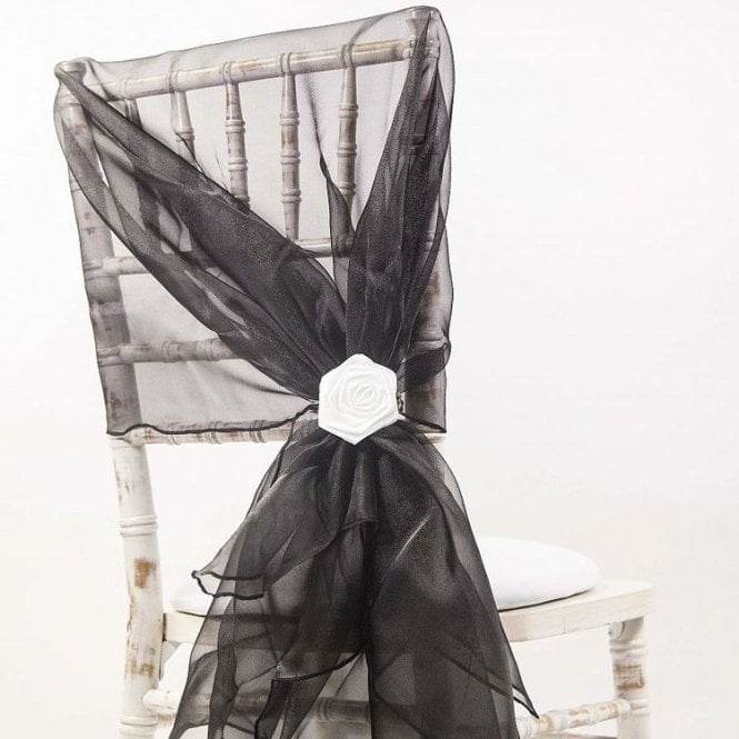 Organza Hood Black
