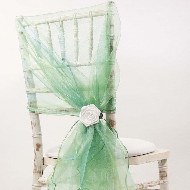 Organza Hood Emerald/Yellow