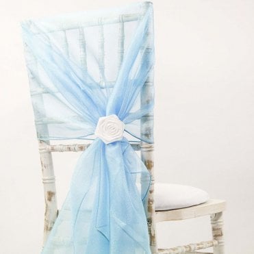 Organza Hood Periwinkle