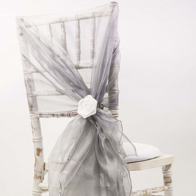Organza Hood Platinum