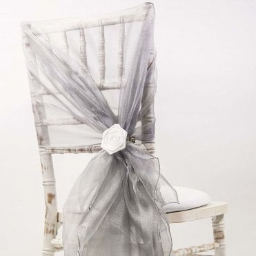 Organza Hood Platinum