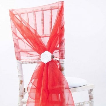 Organza Hood Red