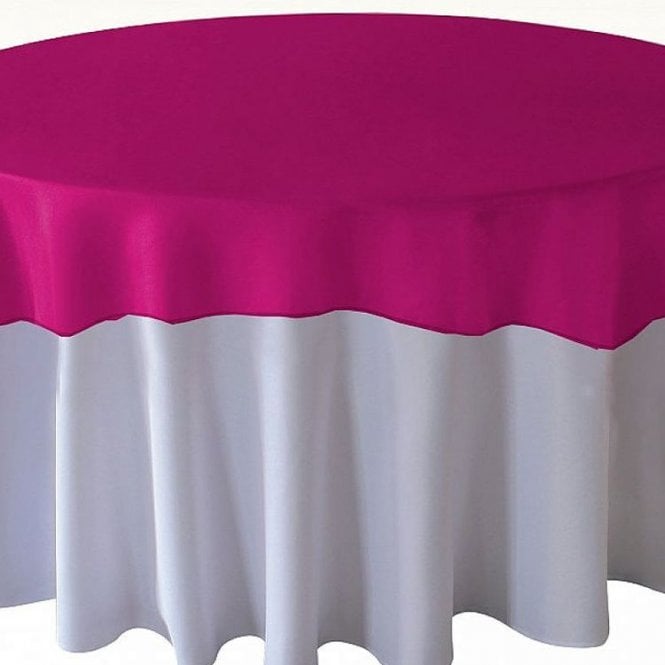 Organza Overlays Hot Pink