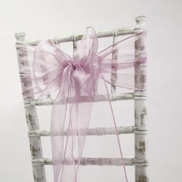 Organza Sash Mauve 20 X 275