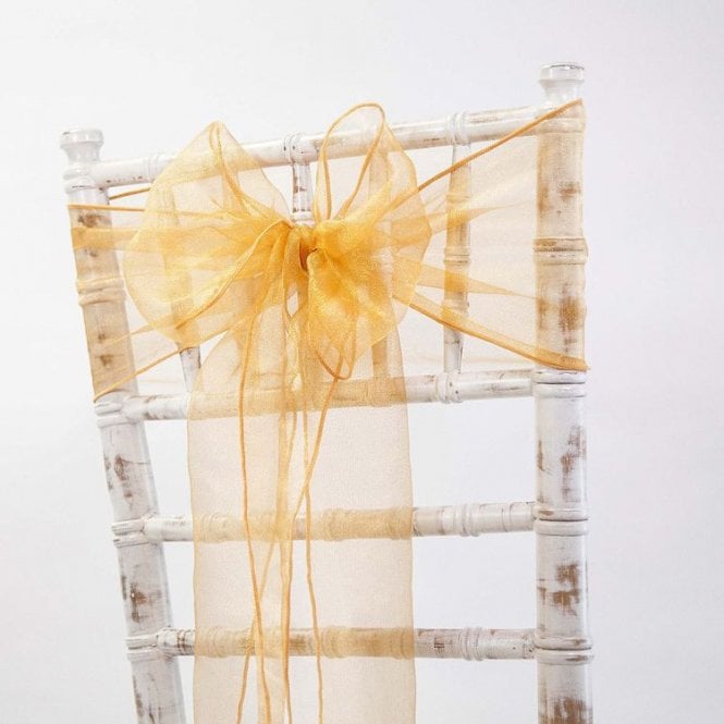 Organza Sash Orange 20 X 275