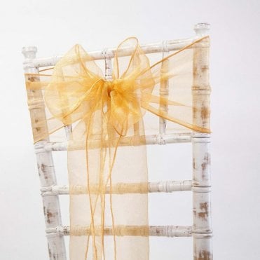 Organza Sash Orange 20 X 275