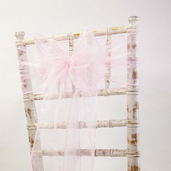 Organza Sash Peppermint Pink 20 X 275