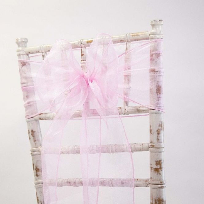 Organza Sash Pink 20 X 275
