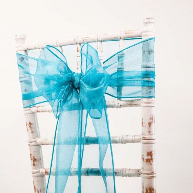 Organza Sash Teal 20 x 275 - Pack of 100