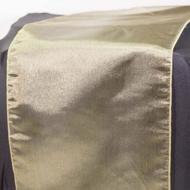 Organza Table Runner Antique Gold