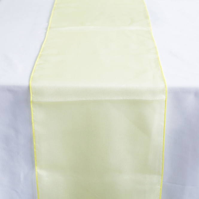 Organza Table Runner Baja Maize