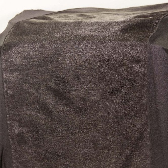 Organza Table Runner Black