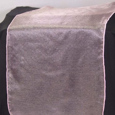 Organza Table Runner Ice Pink