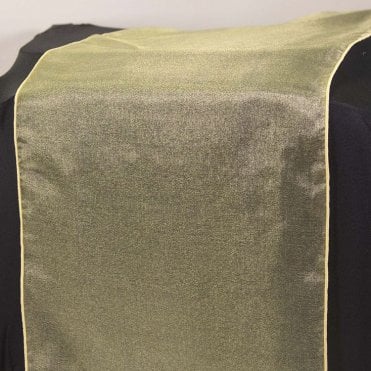 Organza Table Runner Light Gold
