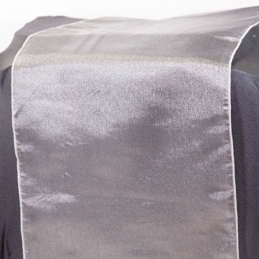 Organza Table Runner Light Silver