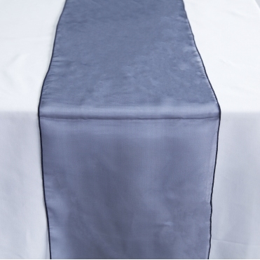 Organza Table Runner Navy